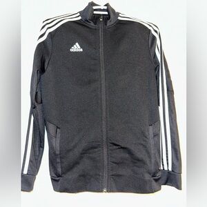 Adidas Track Jacket black womens small